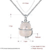 Pendant Necklace Lovely Cat Moonstone 2020 New Design 925 Sterling Silver Gift for Child Women Fine Jewelry