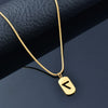 SINLEERY  Black rectangular pendant stainless steel necklace Couple Jewelry on the neck Gold color necklaces for women XL396 SSK