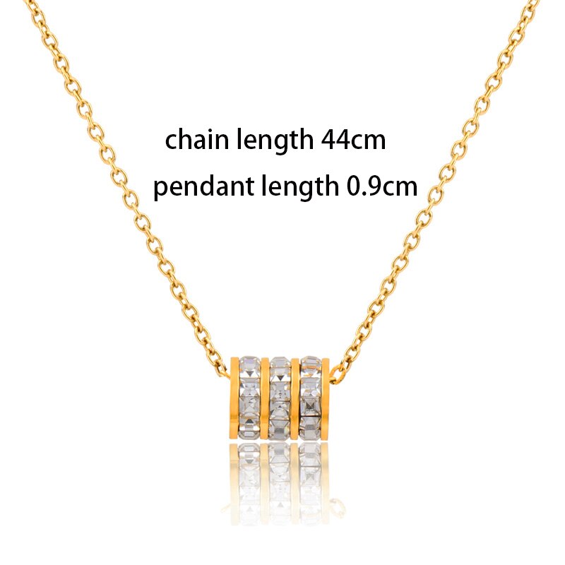 SINLEERY  Black rectangular pendant stainless steel necklace Couple Jewelry on the neck Gold color necklaces for women XL396 SSK