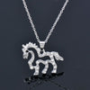 SINLEERY Butterfly Dolphin Horse Animal Pendants and necklaces Silver Color Necklace For Women Jewelry 2021 XL194 SSP