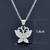SINLEERY Butterfly Dolphin Horse Animal Pendants and necklaces Silver Color Necklace For Women Jewelry 2021 XL194 SSP