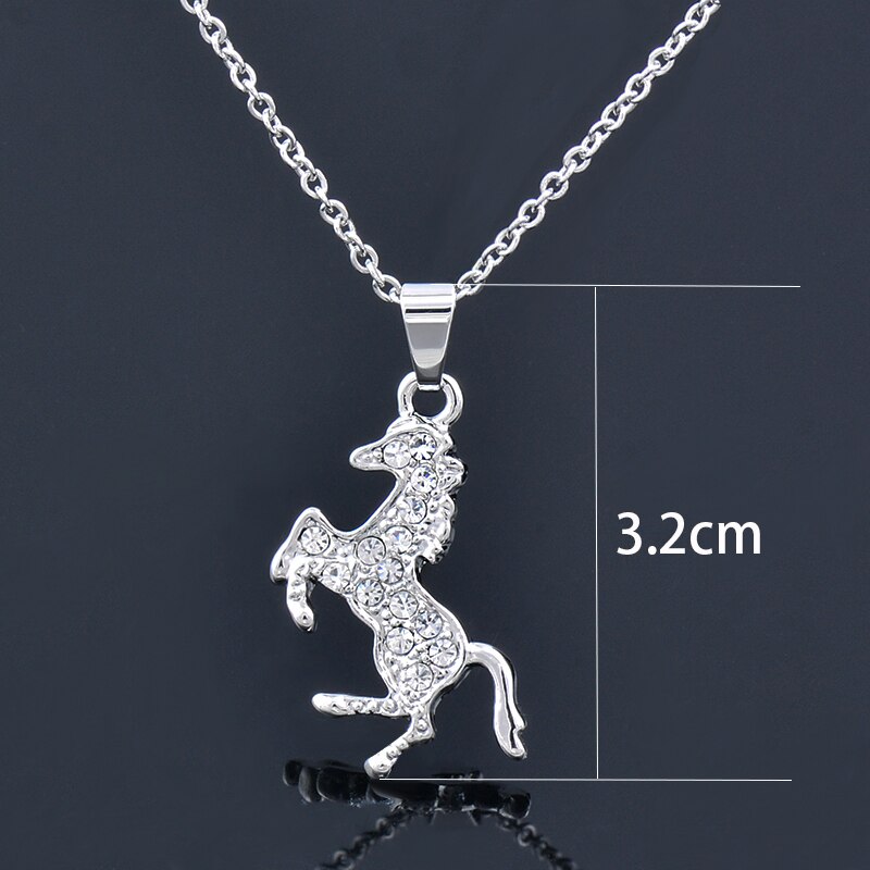 SINLEERY Butterfly Dolphin Horse Animal Pendants and necklaces Silver Color Necklace For Women Jewelry 2021 XL194 SSP