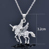 SINLEERY Butterfly Dolphin Horse Animal Pendants and necklaces Silver Color Necklace For Women Jewelry 2021 XL194 SSP