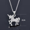 SINLEERY Butterfly Dolphin Horse Animal Pendants and necklaces Silver Color Necklace For Women Jewelry 2021 XL194 SSP