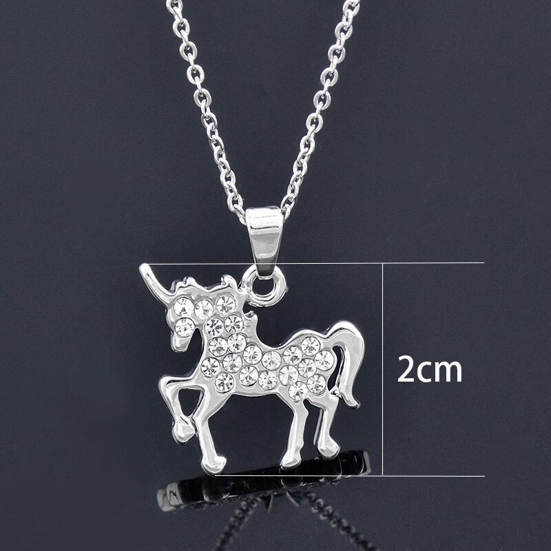 SINLEERY Butterfly Dolphin Horse Animal Pendants and necklaces Silver Color Necklace For Women Jewelry 2021 XL194 SSP