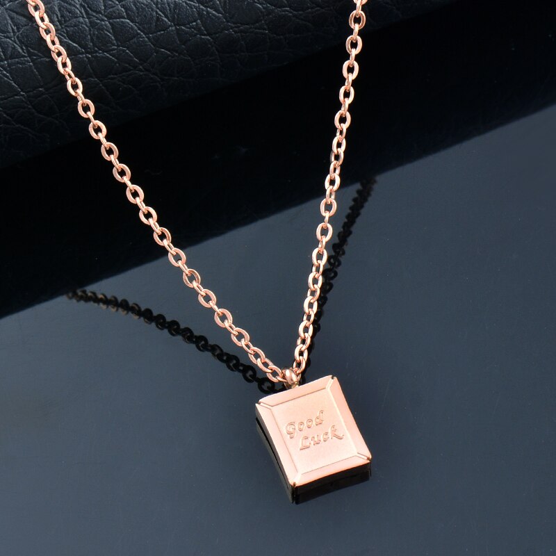 SINLEERY Classic Rose Gold Color Cross Pendant Choker Jewelry Stainless Steel Necklace necklaces for women boho XL307 SSK