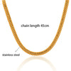 SINLEERY Cuba Stainless Steel Pendant Necklaces Big Thick Chain Necklace For Men Women Couple Jewelry 2021  XL325 SSH