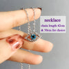 SINLEERY Charm Luck Turkey Blue Evil Eye Blue Rhinestone Eye Choker Necklace For Women Silver Color XL656 SSG