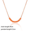 SINLEERY Hollow round long bead pendant Choker neck Stainless steel necklace Cubic Zirconia boho necklaces for women XL336 SK