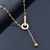 SINLEERY Love Bead pendant Stainless Steel Necklace Gold silver color necklace for women Jewelry on the neck 2021 trend XL336 SK