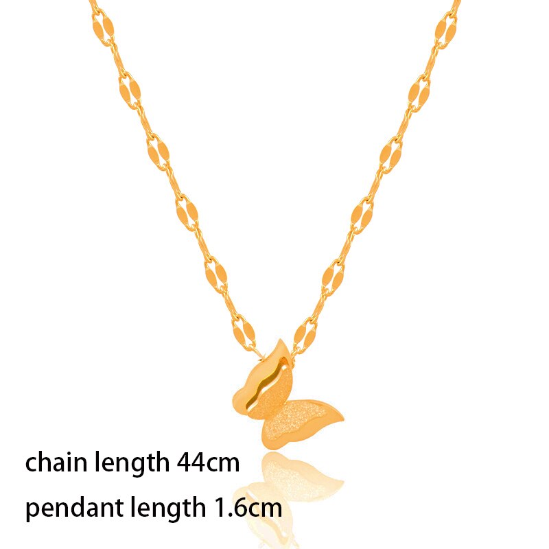 SINLEERY Romantic Small Daisy stainless steel necklace Necklace for Women Birthday gift Gold color Jewelry on the neck XL396 SSK