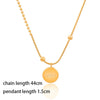 SINLEERY Romantic Small Daisy stainless steel necklace Necklace for Women Birthday gift Gold color Jewelry on the neck XL396 SSK