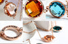 SINZRY  Jewellery Rose gold color Austria crystal long sweater necklaces multicolor crystal jewelry