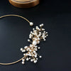 SINZRY original design handmade natural freshwater pearl snowflake chokers necklace band for Women dress bridal jewelry Gift
