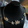 SINZRY personality handmade natural freshwater pearl elegant party necklace band original trendy jewelry