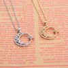 SIPENGJEL Gold Silver Color Moon Star Pendant Necklace Crescent Clavicle Chain Choker Necklace For Women Jewelry 2021