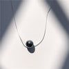 SMENG Female Transparent Fishing Line Necklace Silver Invisible Chain Necklace Women Rhinestone Choker Necklace Collier Femme