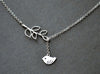 2020 New Fashion Cute Little Bird With Branch Pendant Necklace Tiny Animal Statement Necklaces for Women N028