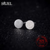 925 Sterling Silver Small Circle Stud Earrings Silver Ladies Geometric Round Post Earring Girl Birthd Gifts oorbellend