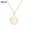 Boho Bird Accessories Chain Bird Animal Necklace With Circle necklaces & pendants Jewelry Gold/ Silver /Rose Color bijou