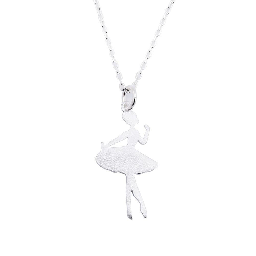Chain 2020 Ballerina Necklace Wonder Women Ballet Pendants Necklaces Dancers Accessories Jewelry Girl Party Gifts SYXL064