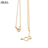 SMJEL Dopamine Molecule Necklaces Chemical Formula Necklace Women Serotonin Structure Formula Pendant Graduation Gifts