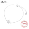 New Collection 925 Sterling Silver Winter Snowflake Women Bracelets Chain Link Bracelet Sterling Silver Jewelry Christmas