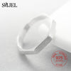 Simple Gothic Nut Ring For Women Wedding Brand Engagement Geometric Jewelry Midi Stacking Couple Rings