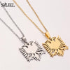 SMJEL Stainless Steel Albanian Eagle Necklace Women Men Unisex Chain Necklaces Mystery Gifts For Kids