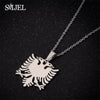 SMJEL Stainless Steel Albanian Eagle Necklace Women Men Unisex Chain Necklaces Mystery Gifts For Kids
