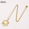 SMJEL Stainless Steel Albanian Eagle Necklace Women Men Unisex Chain Necklaces Mystery Gifts For Kids