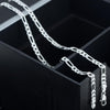 2MM Slim Women Men 585 Gold Color Necklace Colar de Ouro Figaro Chains 16 18 20 22 24 26 28 30 Jewelry 18 K Stamp