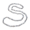 8mm baroque AA 90cm real genuine pearl necklace for woman mixed color natural cultured pearl necklace pendant