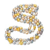 AA 10mm baroque beautiful new mixed real genuine cultured natural pearl necklace jewelry design