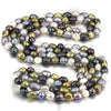 AA beautiful new mixed real genuine cultured 10mm baroque natural pearl necklace jewelry design