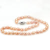 Natural Pearl Necklace Mixed Color Real Pearl Necklace with Sterling Silver Clasp