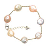 11-12mm High Luster Real Natural Pearl Bracelets For Girlfriend Gift Fashion Jewelry