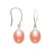 Fashion Jewelry Teardrop Shaped Pearl Earrings For Girlfriend S925 Sterling Silver