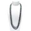 Gift For Women Natural Genuine Near Round Pearl 150cm Length Long Necklace Sweater Chain Factory Outlet