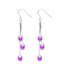 Three Teardrop Pearls Dangling in Sterling Silver Earrings High Quality For Girlfriend Gift