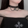 SOEuropean Popular Sexy Black Velvet Leather Lace Black Lace Women Choker Necklce Heart Moon Star Pendant Clavicle Chain