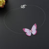 SOTrendy 3D Butterfly Choker Collar Necklace for Women Party Fishing line Boho Party Jewelry Bijoux Valentine's Day Gifts