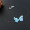 SOTrendy 3D Butterfly Choker Collar Necklace for Women Party Fishing line Boho Party Jewelry Bijoux Valentine's Day Gifts