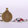 Dragon Eyes Necklace Evil Eye Round Clear Glass Cabochon Time Gem Handmade Necklaces Pendants Personality Gothic Jewelry