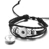Favorite Basketball Snap Button Bracelet Punk Black PU Leather Bracelet Men Boys Wristband Ball Sports Hobby Accessories