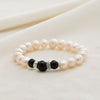 Natural Pearl Bracelet Charms Red Green Purple Brown Agate Bracelet Women's Bracelet