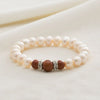 Natural Pearl Bracelet Charms Red Green Purple Brown Agate Bracelet Women's Bracelet