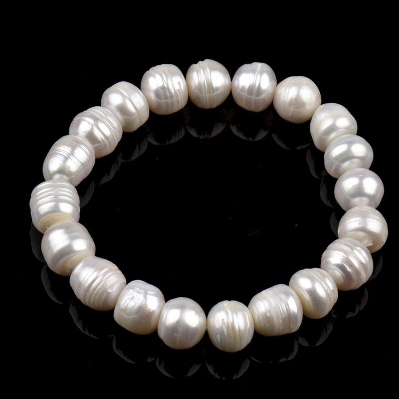 Pearl Jewelry Natural Pearl Bracelet For Women Top Quality Multi-Color Charm Bracelets Big Size Pulseras Mujer
