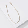 SRCOI  Link Chain Paper Clip Chain Necklace Choker Collar Oval Elongated Necklace  Women Wedding Party Birthday Jewelry