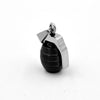 SUNNERLEES Jewelry Stainless Steel Pendant Necklace Black Silver Color Hand Grenade Model Link Chain For Men Women Gift SP104